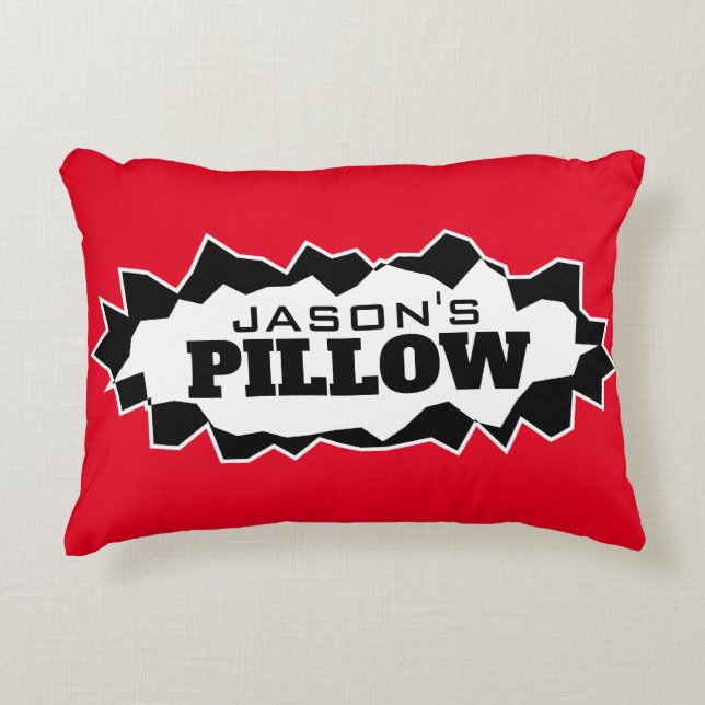  Coussin décoratif personnalisé avec un trou déchi (Devant)