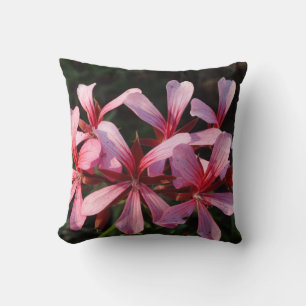 Coussin décoratif photo de fleurs roses