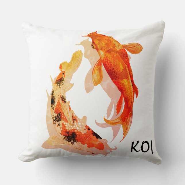 Coussin décoratif - Poisson KOI (Recto)