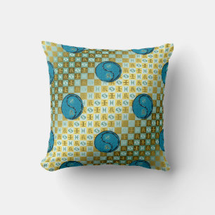 Coussin décoratif Poissons & Dragon d'eau