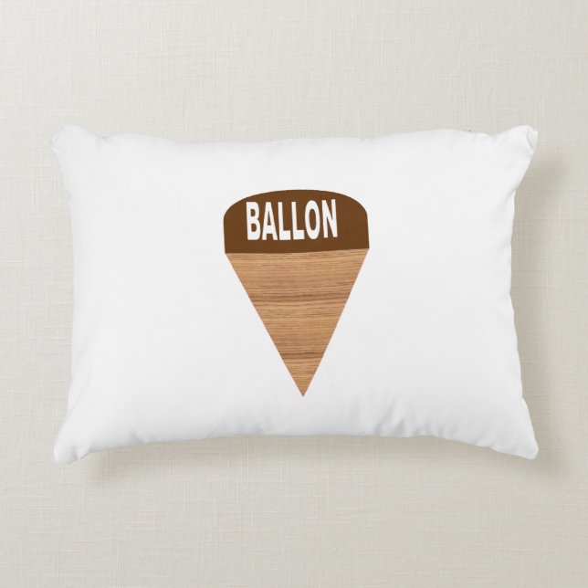 Coussin décoratif pour enfants  GLACE  BALLON  (Devant)