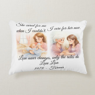 Coussin décoratif pour la fête des mères et l'aide