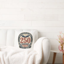 Coussin décoratif pour le 250e anniversaire de l'A