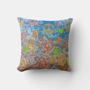 Coussin décoratif Rétro Vie océanique paisible des