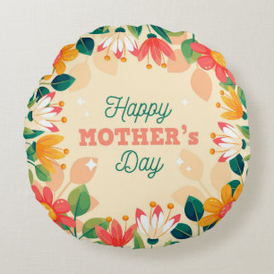 Coussin décoratif rond (40,6 cm)