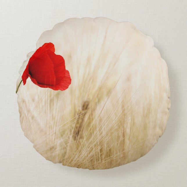 Coussin décoratif rond (40,6 cm) (Devant)