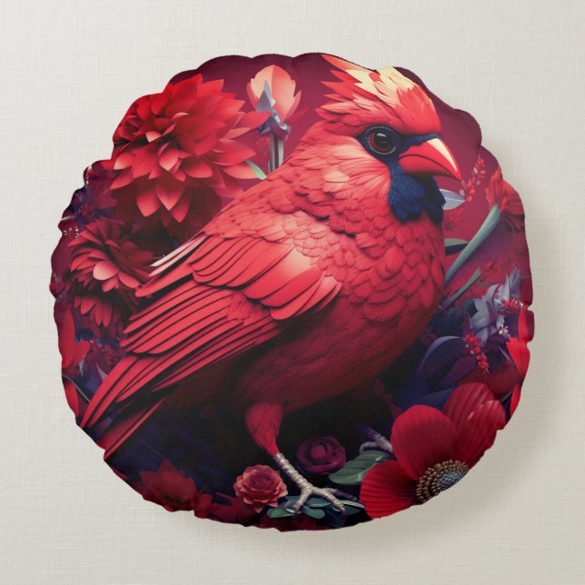 Coussin décoratif rond (40,6 cm) (Devant)