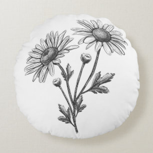 Coussin décoratif rond (40,6 cm)
