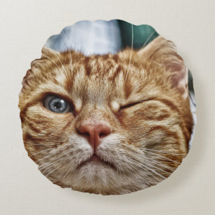 Coussin décoratif rond (40,6 cm)