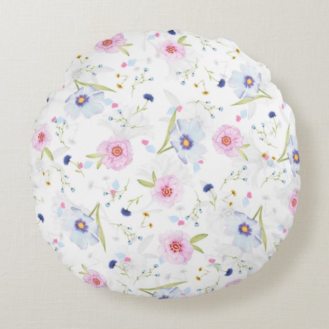 Coussin décoratif rond (40,6 cm) (Devant)