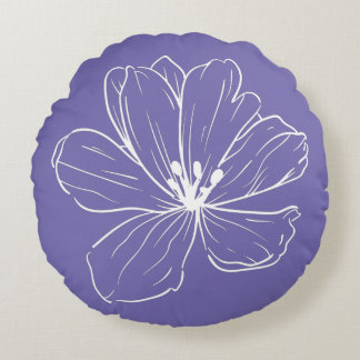 Coussin décoratif rond (40,6 cm) 