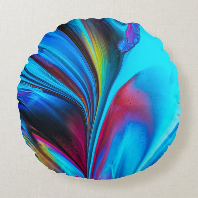 Coussin décoratif rond (40,6 cm) (Devant)