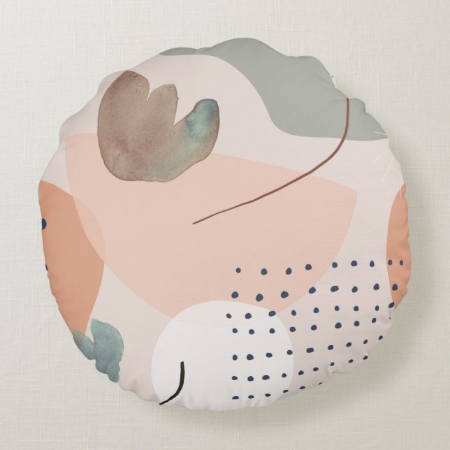 Coussin décoratif rond (40,6 cm) (Dos)