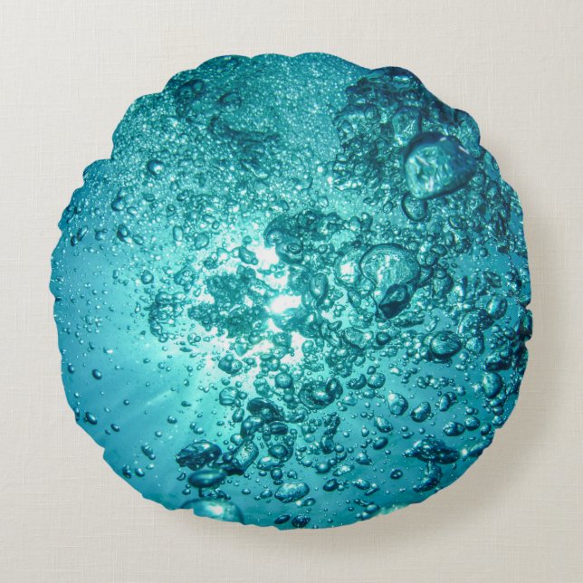 Coussin décoratif rond (40,6 cm) (Devant)