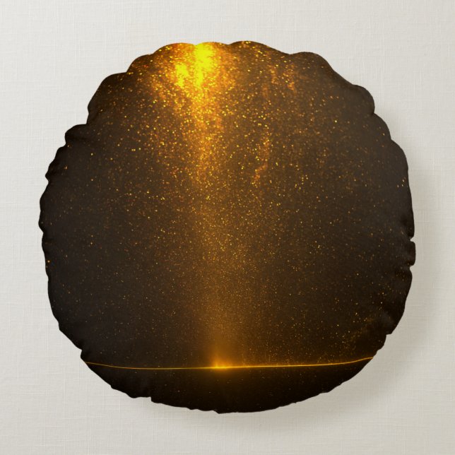 Coussin décoratif rond (40,6 cm) (Devant)