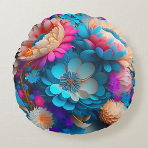 Coussin décoratif rond (40,6 cm)