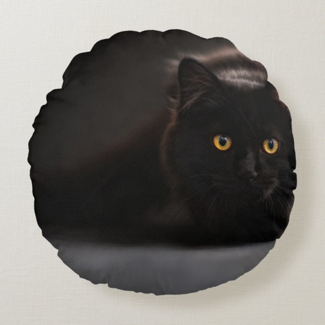 Coussin décoratif rond (40,6 cm) (Devant)