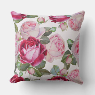 Coussin décoratif rose