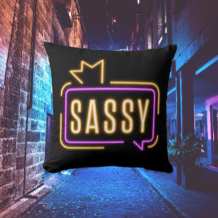 Coussin décoratif Sassy Neon Glow – Audace sans co