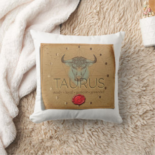Coussin décoratif - Taureau - Zodiaque