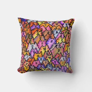 Coussin décoratif THP - 034 - CATS