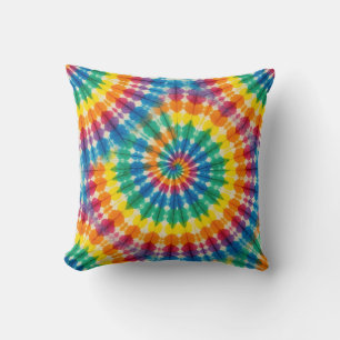 Coussin Décoratif Tie-Dye Psychedélique   Coussin 