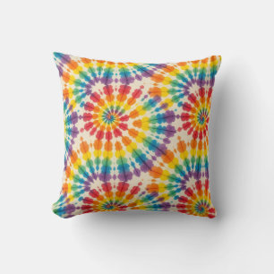 Coussin Décoratif Tie Dye Psychedélique   Coussin 