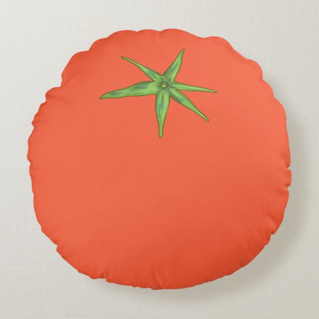 Coussin décoratif tomate mignon, Tomate minimalist (Devant)
