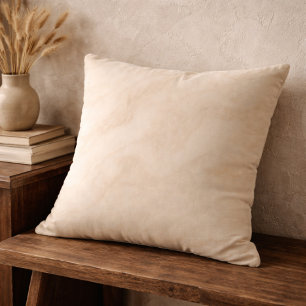 Coussin décoratif tourbillon marbré ivoire