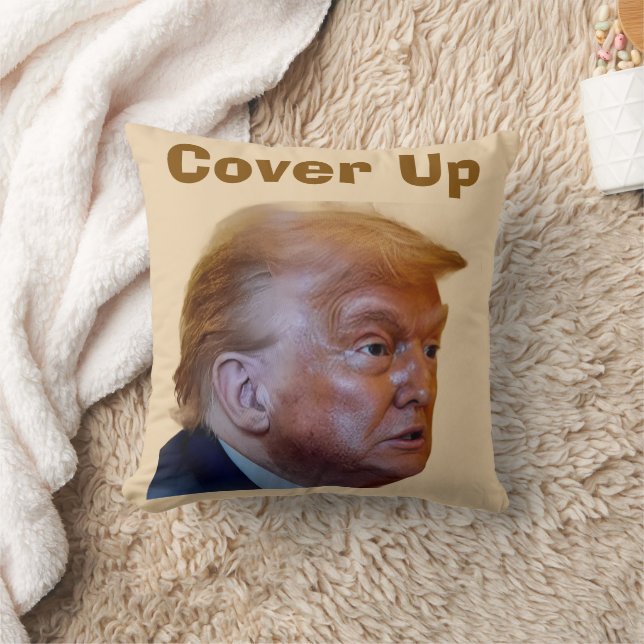 Coussin décoratif Trump/Étouffement d'affaire (Couverture)