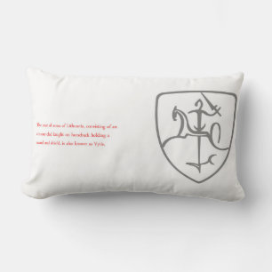 Coussin décoratif Vytis Armoiries de Lituanie