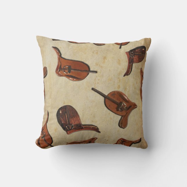 Coussin décoration à cheval pour la chambre à coucher déco (Recto)