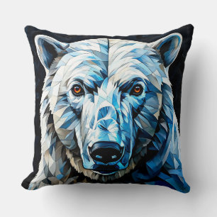 Coussin Décoration artistique d'intérieur d'animaux d'ours