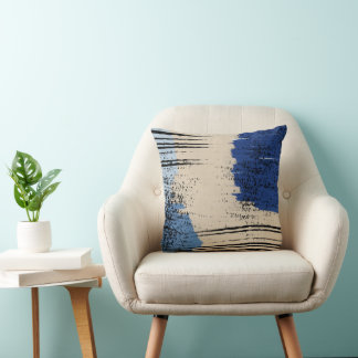 Coussin Décoration Côtière Abstraite Moderne
