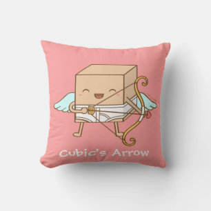 Coussin Décoration de chambre avec Cupidon Cubique Flèche