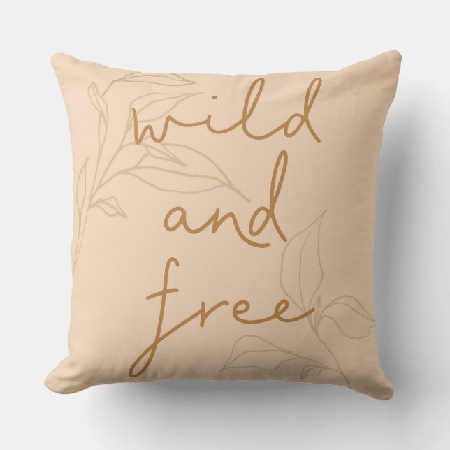 Coussin Décoration de chambre de nursery boho sauvage et l (Recto)