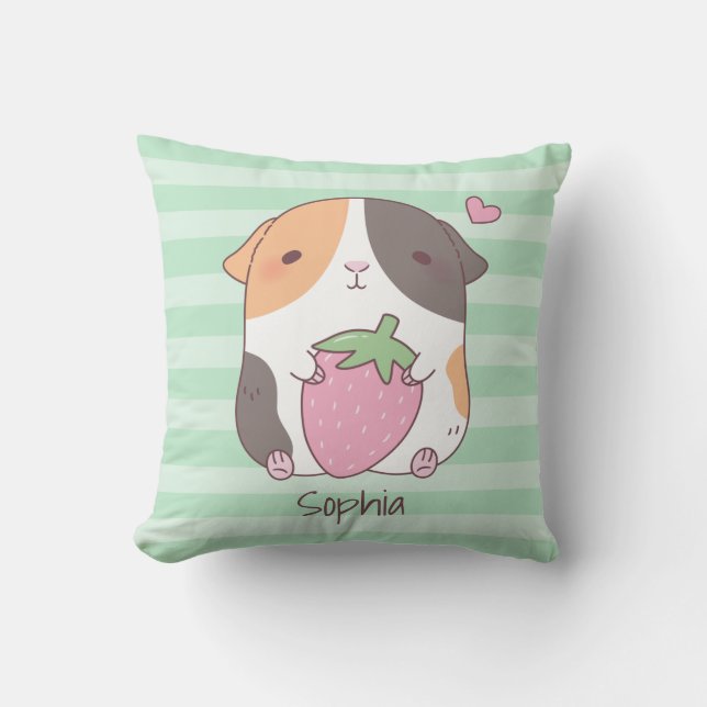 Coussin Décoration de chambre d'enfants avec un Cochon d'I (Recto)