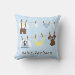 Coussin Décoration de chambre pour bébé garçon Little Gent