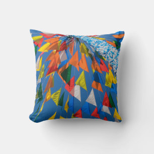 Coussin Décoration de drapeau triangulaire