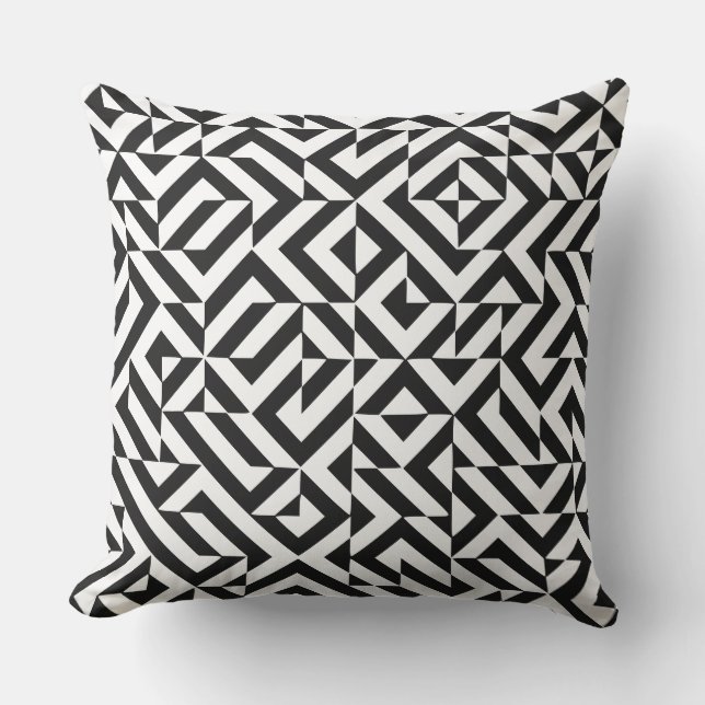 Coussin Décoration de jardin géométrique moderne abstraite (Recto)