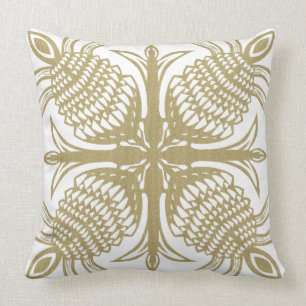 Coussin Décoration de la courtepointe hawaïenne à l'ana