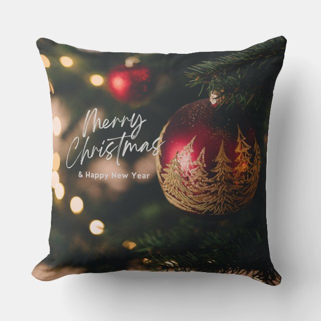 Coussin Décoration de maison confortable pour Noël (Recto)