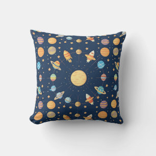 Coussin Décoration de maison de galaxies de planètes spati