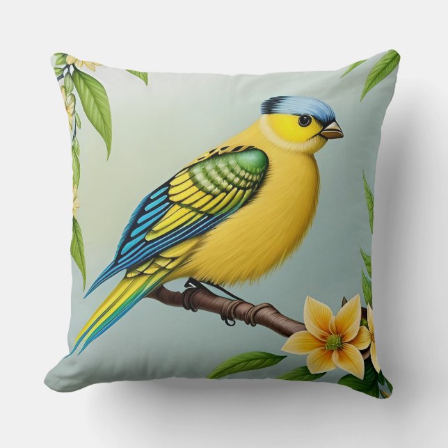 Coussin 🐦 Décoration de maison de style naturel moderne O (Recto)