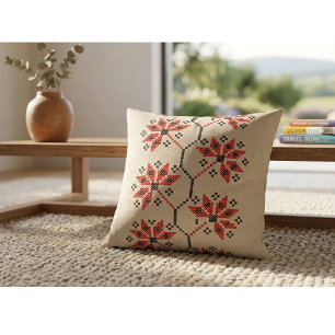 Coussin Décoration de maison inspirée du folklore