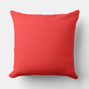 Coussin Décoration de maison réversible rouge et noir