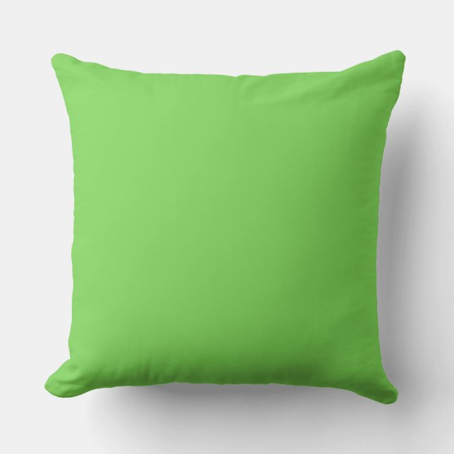 Coussin Décoration de maison réversible vert jaune (Recto)
