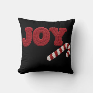 Coussin Décoration de Noël au crochet Joy