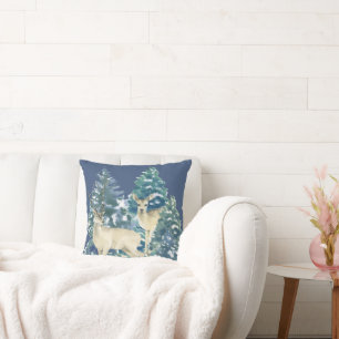 Coussin Décoration de Noël rustique pour la maison avec ce