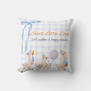 Coussin Décoration de salle d'anniversaire avec un canard 